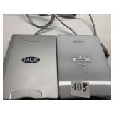 LACIE POCKET USB AND SONY 2X FDD 2X SPEED FLOPPY