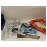 EXTENSION CORDS, RIVET GUN, ETC.