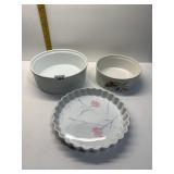 SCHMIDT PORCELAIN BAKING DISH, HOAN PILLIVUYT