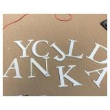 POTTERY BARN KIDSWOOD LETTERS