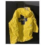 SKI PATROL YELLOW SUIT AND BIBS M & L AND TINY