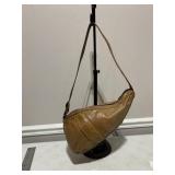 LEATHER BAG AMERI BAG MADE IN USA LIGHT BROWN