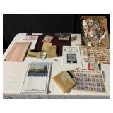 FOREIGN AND OTHER STAMPS, STAMP BROCHURES, ETC.