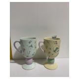 PFALTZGRAFF PEDESTAL COFFEE MUGS