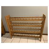 WINE RACK WOOD TONGUE AND GROOVE NICE AND STURDY