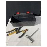 PICK A NUT, SM TOOLBOX W/ TOOLS