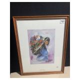 DEGRAZIA " A BEAUTIFUL BURDEN" 20" X 16"