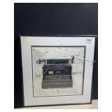 ROYAL TYPEWRITER PRINT 16 1/2" X 161/2"