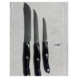 CUTCO THREE KNIVES