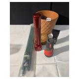 MAG LIGHT, PLANTER, MACE