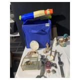 BASKET, WATCHES, DUCK, BRACELET, ETC.