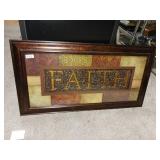 FRAMED FAITH SIGN