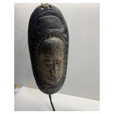 CARVED WOOD FIGURE 11" L X 4" W HAND PAINTED