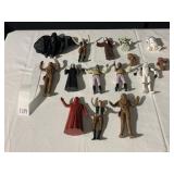 14 STAR WARS FIGURES