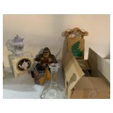 SLED, CANDLE STICK, TEAPOT