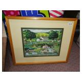 CHARLES WYSOCKI PRINT 21.5" X 17"