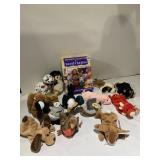 BEANIE BABIES COLLECTOR SET AND ANIMALS