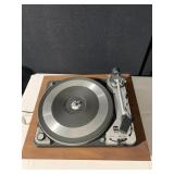 DUAL TURN TABLE W/ COVER