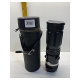 SOLIGOR CAMERA LENS WITH CASE, NO 17104974 AUTO