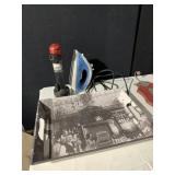 IRON, BAR TRAY, COAT HOOK