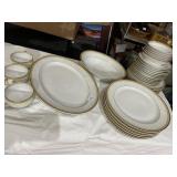 HAVILAND FRANCE DISHES GOLD RIM