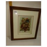 FRAMED FLORAL PICTURE