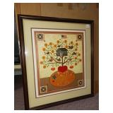 28" X 25" FRAMED PRINT