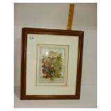 FRAMED FLORAL PICTURE