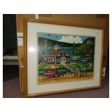 CHARLES WYSOCKI PRINT 25" X 30"