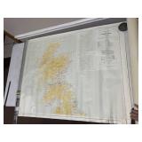 MAPS ROMAN BRITAIN ORDNANCE SURVEY, MONASTIC