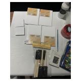 BLANK CANVAS, GROUP OF MARBLES ETC.