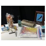PURSE, PICTURE FRAME, SOAP ETC.