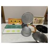 FLORAL TRAYS, SPRING PAN, DOUBLE HANDLE TRAY