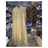 VINTAGE EMPIRE WAIST BUTTER YELLOW BRIDES MAIDS