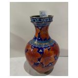 BRASS CLOISONNE VASE