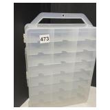 DOUBLE SIDED MATCH BOX CAR STORAGE CASE