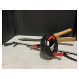 DRAIN SNAKE, REACH STICK, PRUNERS