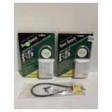 DOOR ALARMS, BATTERY OP, NEW IN PACKAGE, GUN LOCK