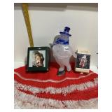 FELT CHRISTMAS TREE SKIRT, HALLMARK FOLK ART