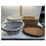 FOUR NICE BASKETS FOR MAKING HOLIDAY GIFT BASKETS