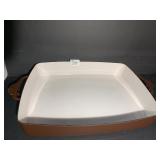 BROWN DANSK BAKING DISH LOOKS LIKE NEW