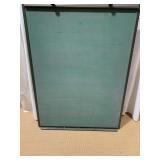 PORTABLE GREEN CHALK BOARD WITH LEDGE, HANDLE AND