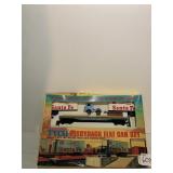 TYCO PIGGYBACK FLATCAR HO IN OB