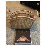 BASKET MAGAZINE HOLDER