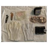 WALLET, GLOVES, EYE COVER, ETC.