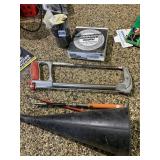 FUNNEL AND HACKSAW ELECTRICAL TAPE