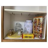 PETER RABBIT CANISTER, JUICY FRUIT, S & P ETC.