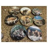 COLLECTOR PLATES CATS CHARLES HAMILTON COLLECTION