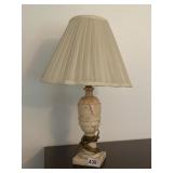 ALABASTER LAMP 19" H
