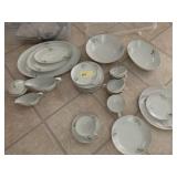 HAND PAINTED ARITA SERVICE FOR 8